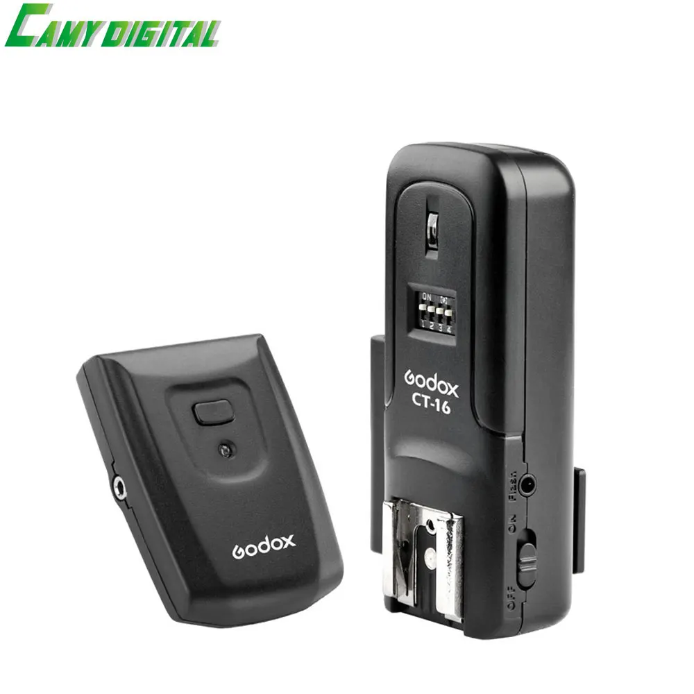 Godox 433MHz Wireless Flash Trigger 16 Channels CT 16 Transmitter Receiver Kit Universal For Canon Nikon