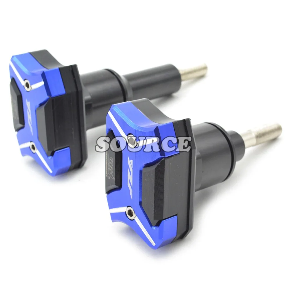 

With "YZF" logo Blue Frame Slider Motorcycle frame slider Frame Crash Protector For Yamaha YZF1000 YZF 1000 R1 2015-2016