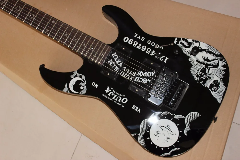 

Latest Finished Kirk Hammett Metallic Guitar KH2 M-II Mummy Karloff Tlmummy Electric Guitar Real photo shows