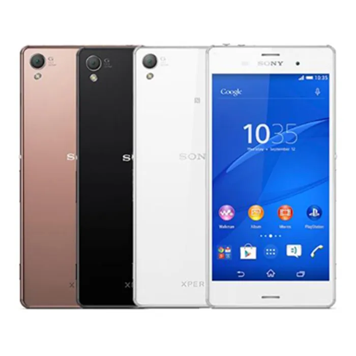 Разблокированный sony Xperia Z3 D6603 Android 16 Гб rom 3 Гб ram 4G LTE 1080P Smatphone 5," 20.7MP четырехъядерный wifi мобильный телефон