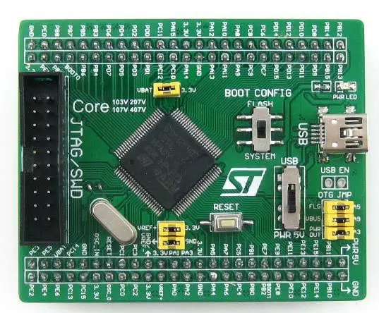 

Free Shipping! 1pc STM32F407VET6 Cortex-M4 core board development board