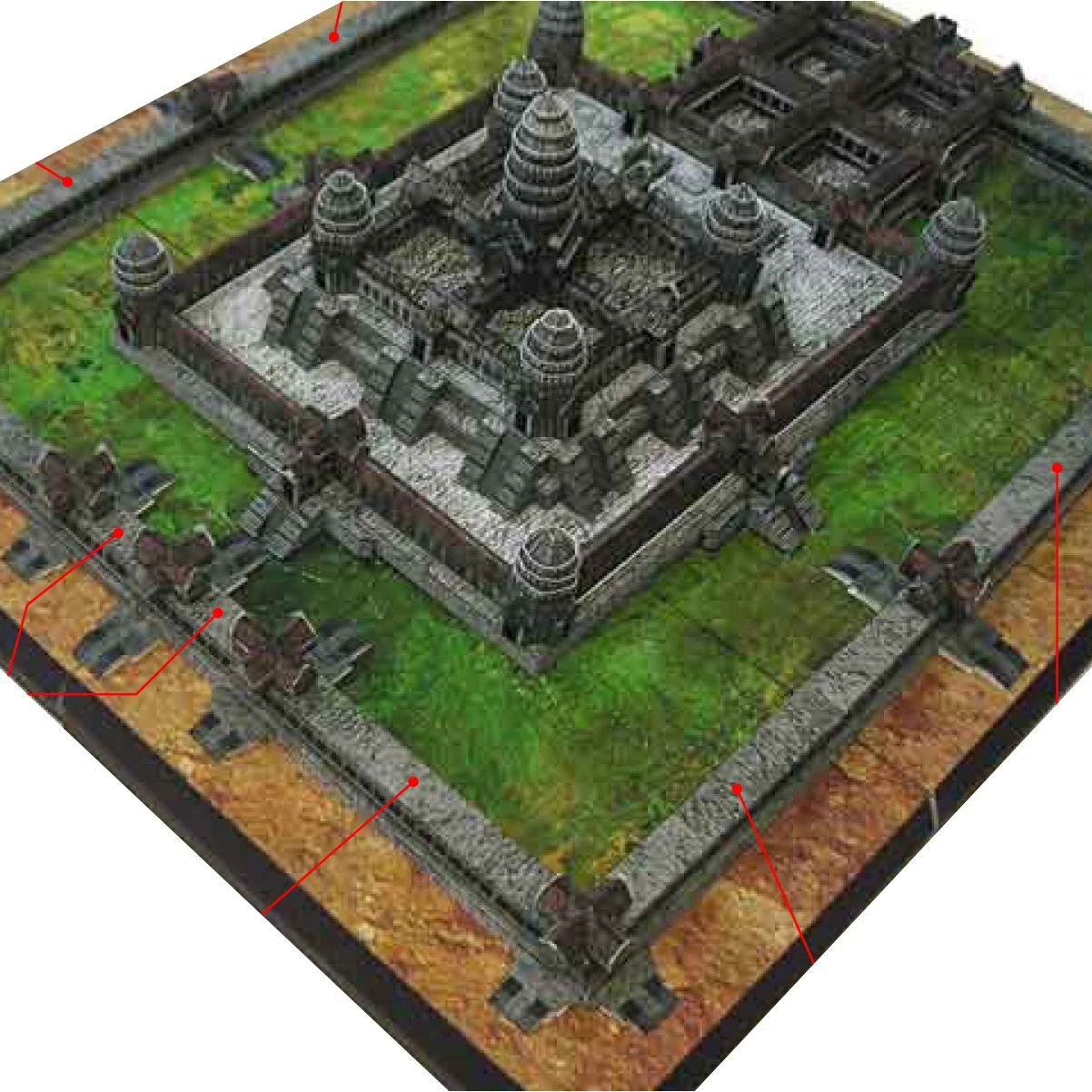 DIY Angkor Wat, Камбоджа Ремесленная Бумажная модель архитектура 3D DIY обучающие игрушки ручной работы игра-головоломка для взрослых