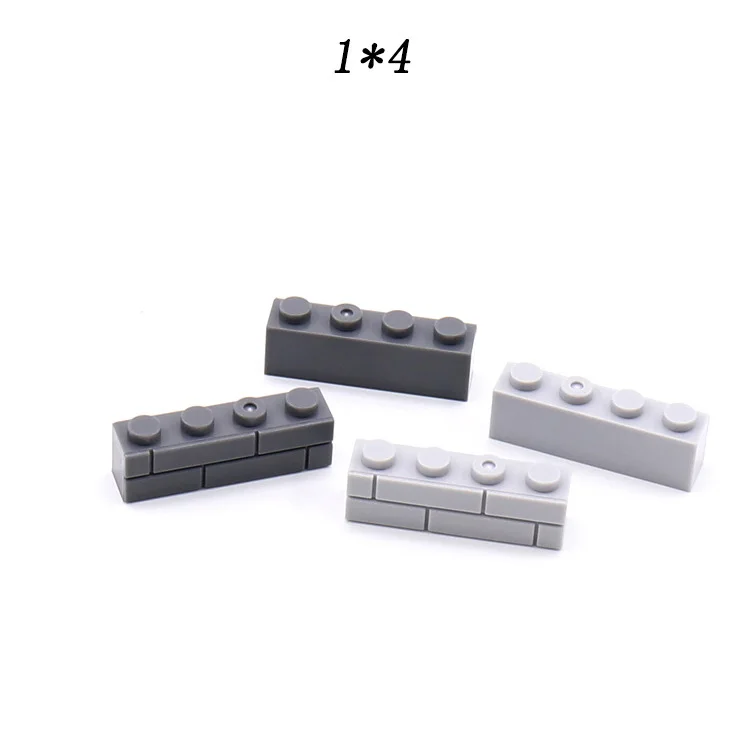 

Modern military ww2 Battlefield scene moc parts building block world war 1*4 Wall tile bricks DIY toys for boys