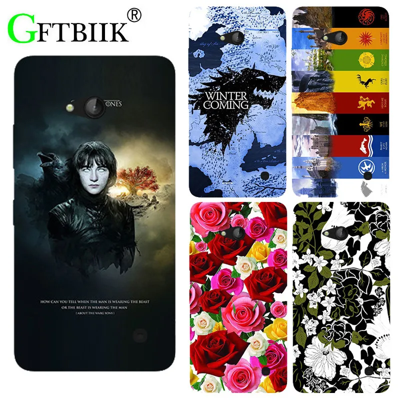 

For Game Of Thrones 7 Case For Nokia Microsoft Lumia 640 Lte Dual Sim Cover Hard Plastic Printed Phone Back Shell Football Case