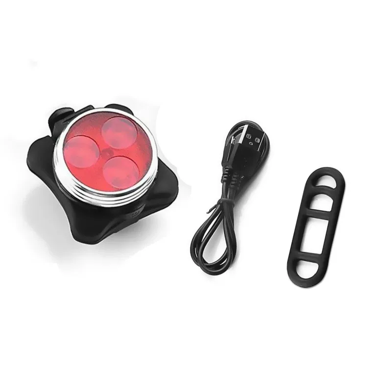 Sale USB charging Bicycle Lights Waterproof Cycling White Front Light Red Rear Light Perfect for Mountain Helmet Head Lamp led bike 5