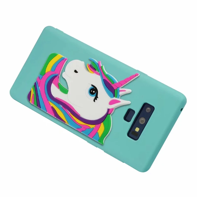 3D в виде единорога из мультфильма чехол для iPhone XS Max XR 8 7 6 6s плюс Xiaomi Redmi A2 Lite S2 4X 4A