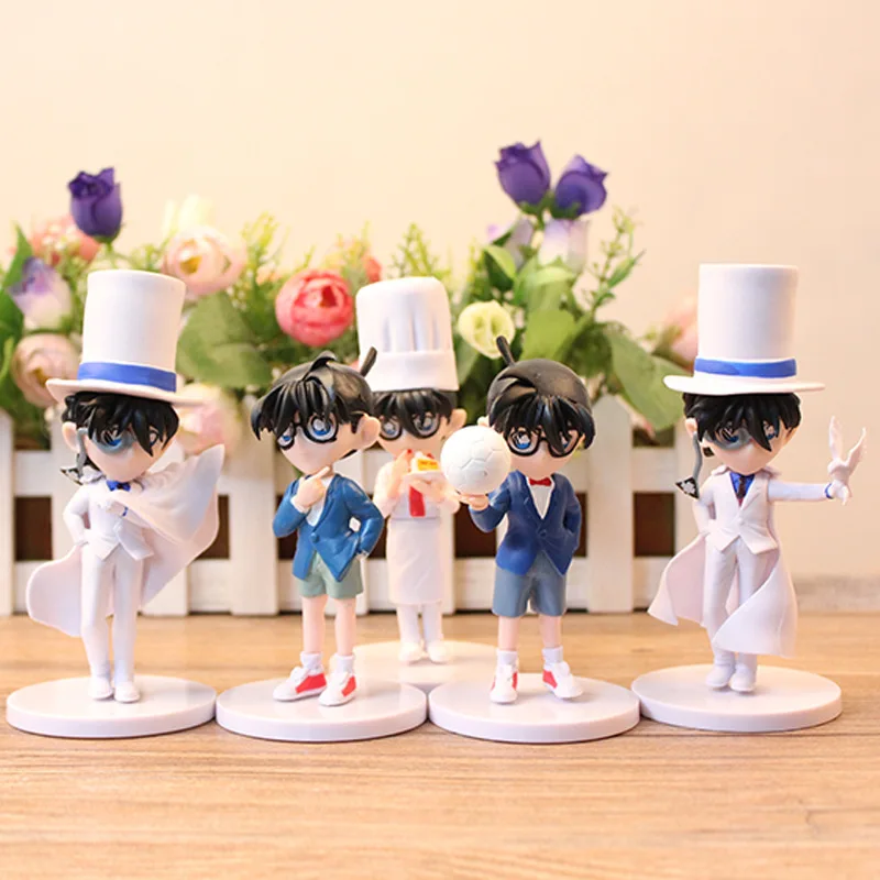 

Japanese anime Detective Conan keychain Kaitou Kiddo funny cute personalized resin keyring hand held model Souvenir gift kid toy