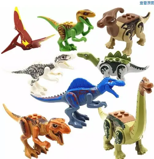 Строительные блоки 82028 мир Юрского периода 2 Indominus Rex Tyrannosaurs T строительные игрушки