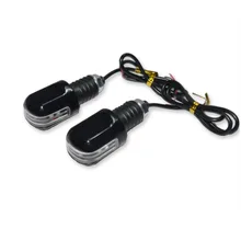 Motociclo di Alta Qualità Anteriore Posteriore Led Indicatori di Direzione Luci Freno Mini ambra Blinker Lamp 6 LED del Metallo per Harley BMW HONDA YAMAHA