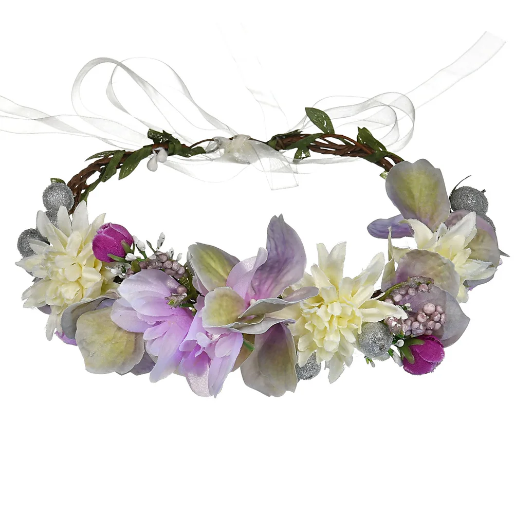 Aliexpress.com : Buy Women Head Flower Headband Wreath Hairband Girl ...