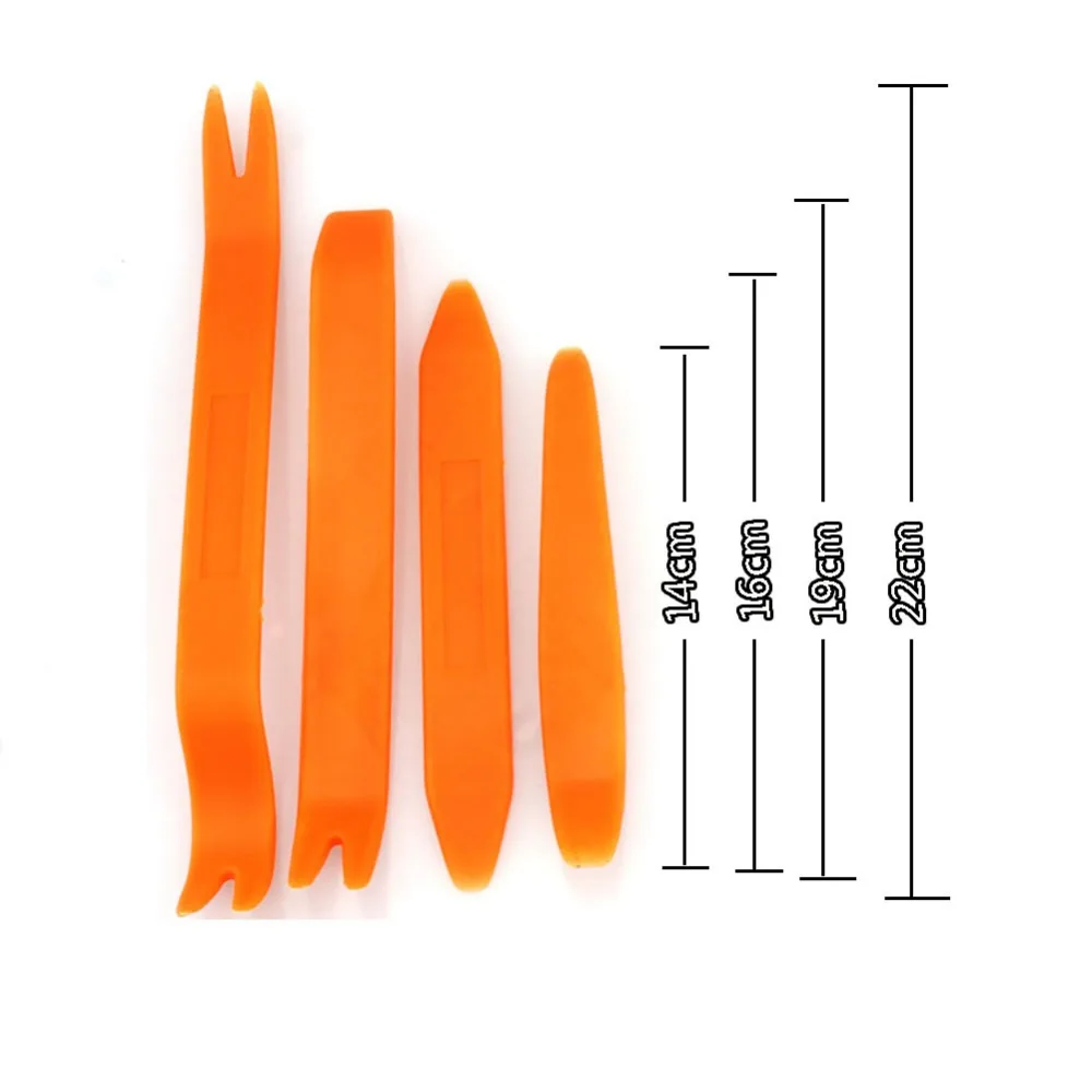 4Pcs Car Door Clip Panel Removal Tools Audio Video Dashboard Dismantle Kits Installer Pry Tool Plastic Trim Panel Repair Tools 4Pcs Car Door Clip Panel Removal Tools Audio Video Dashboard Dismantle Kits Installer Pry Tool Plastic Trim Panel Repair Tools