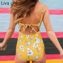 Liva girl, новинка, сдельные костюмы,, пуш-ап, с рисунком, купальник, хит, женский купальник, женские купальники, боди, монокини, купальник