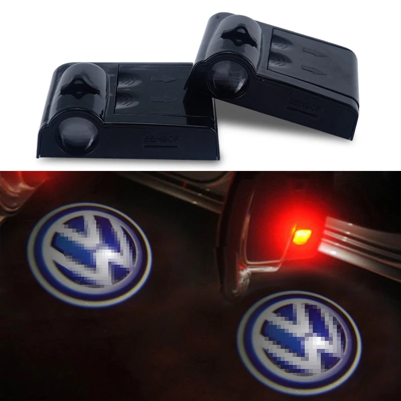

2X Wireless LED Car Door Logo Projector Welcome Ghost Shadow Light LED Laser Christmas Light for all Most Cars Welcome Light