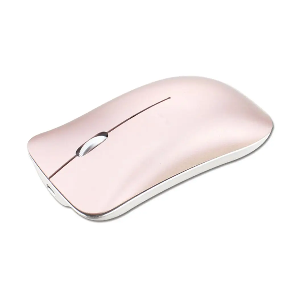 

New Bluetooth4.0/2.4G Dual Mode Wireless Mouse Aluminium Alloy Cordless Charging Noiseless Mice Receivers