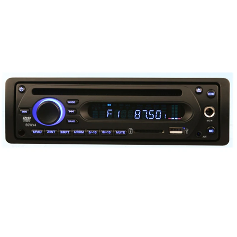 YUANMINGSHI 1 Din автобусный dvd плеер 12 24 В с микрофоном Jack fm приемник + Автобус в тире FM SD