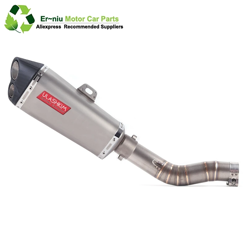 

GSXR1000 GSX R1000 GSXR 1000 Motorcycle Exhaust Modified Middle Link Pipe Full System Slip-On For suzuki GSXR1000