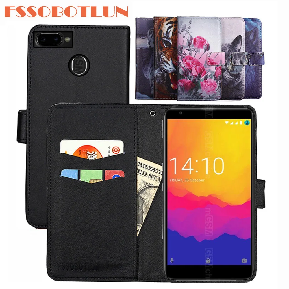 

FSSOBOTLUN For Prestigio Muze G5 LTE Case PU Leather Retro Flip Cover Shell Magnetic Fashion Wallet phone Cases Kickstand Strap