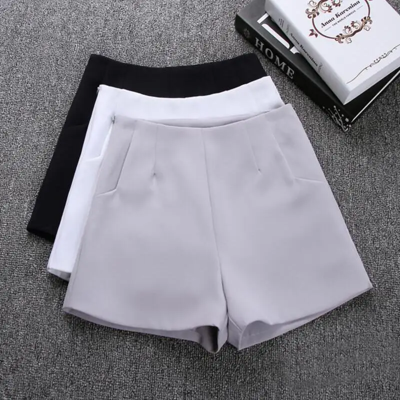 Hot Fashion Lady Shorts for Women New Summer Women Shorts Skirts Casual High Waist Shorts Female Black White Short Pants