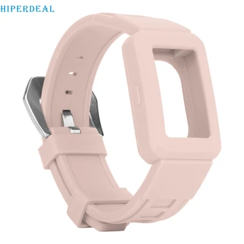 

HIPERDEAL 20MM Silicone Watch Strap Wrist Band Strap Replacement With Case Buckle For Fitbit Charge 2 silicone strap loop #M