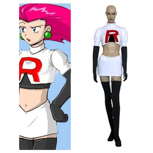 

Anime Pokemon Cosplay Anime Pocket Monster Pokemon Team Rocket Jesse Cosplay Costumes Pokemon Cosplay