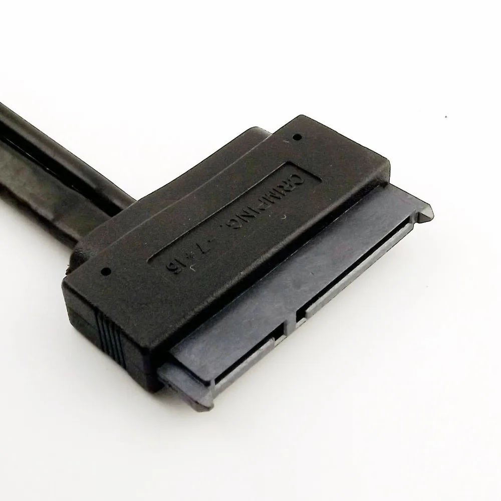 

20pcs SATA 7+15 Pin 22 Pin Female to eSATA 7P with USB 2.0 A Male Power Supply Y Splitter Connector Cable Cord 50cm