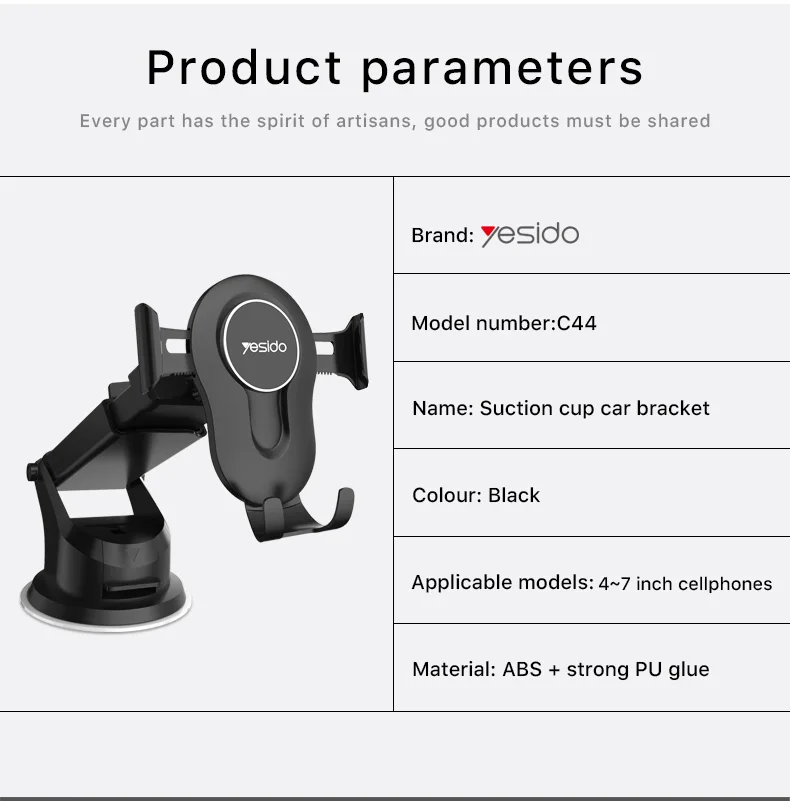 Sucker Gravity Car Phone Holder (13)