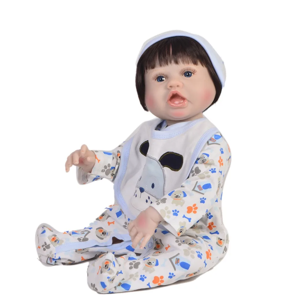 Кукла bebe Reborn Babies силиконовая Реалистичная кукла для живого мальчика 55 см 2019 самая