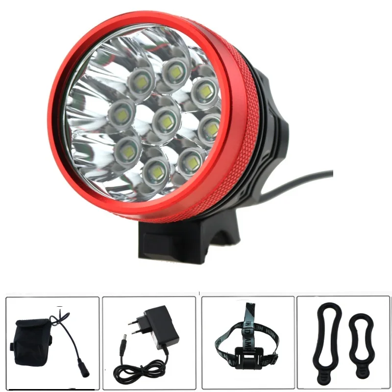 9T6 bike light with 6x18650 battery pack  (3)