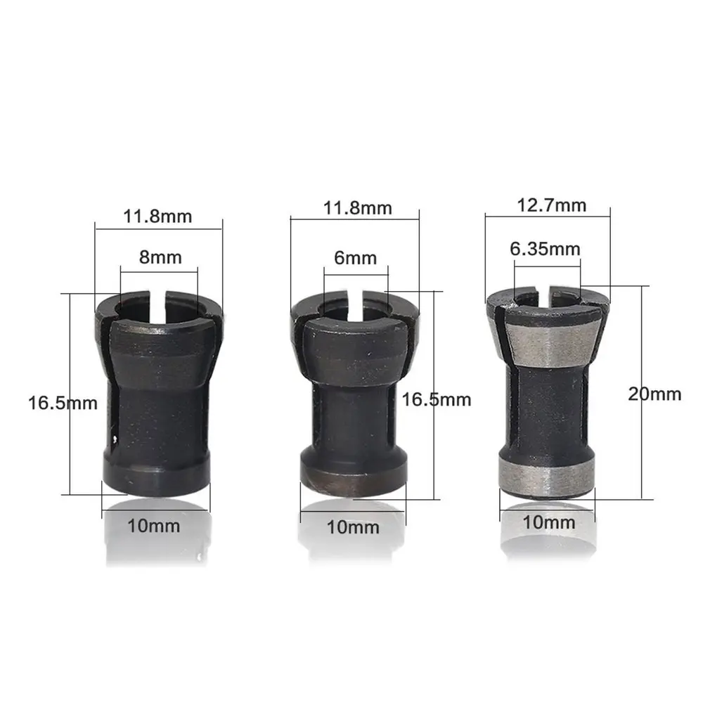 

Collet Chuck 6mm/6.35mm/8mm Trimming Engraving Machine Electric Router For Machinery Manufacturing Woodworking Cutter