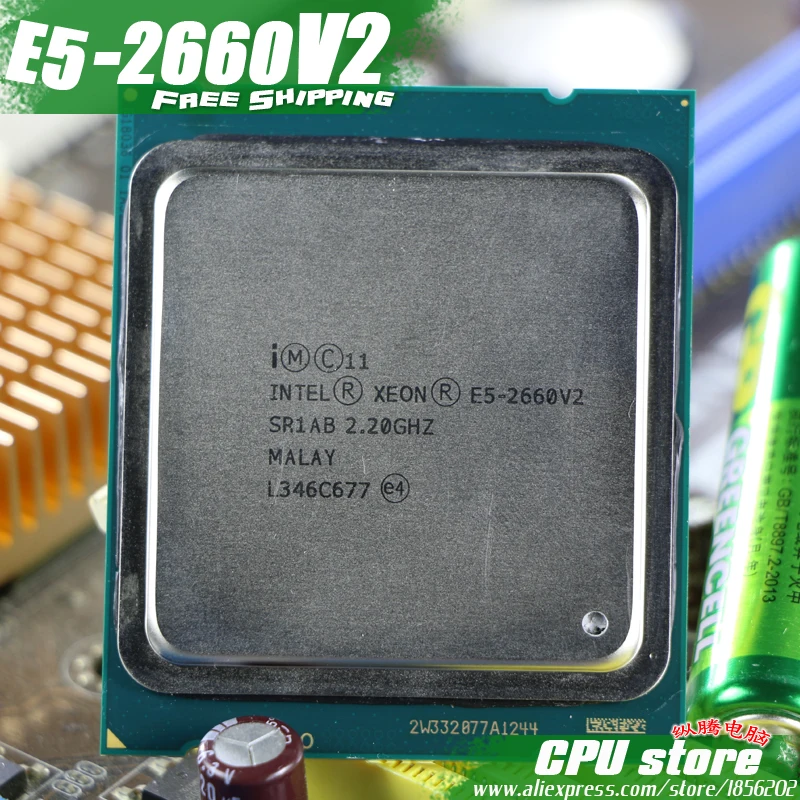 Intel Xeon Processor E5 2660 V2 CPU 2.2G LGA 2011 SR1AB Ten Cores ...