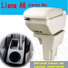 For Suzuki Liana A6 armrest box central Store Aerio content box with cup holder ashtray decoration
