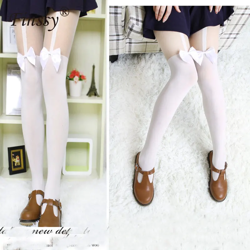 

Japanese Lolita Style School Over knee Uniform Stocking Women's Over-knee sock Cosplay Stockings Lolita Cosplay Socks