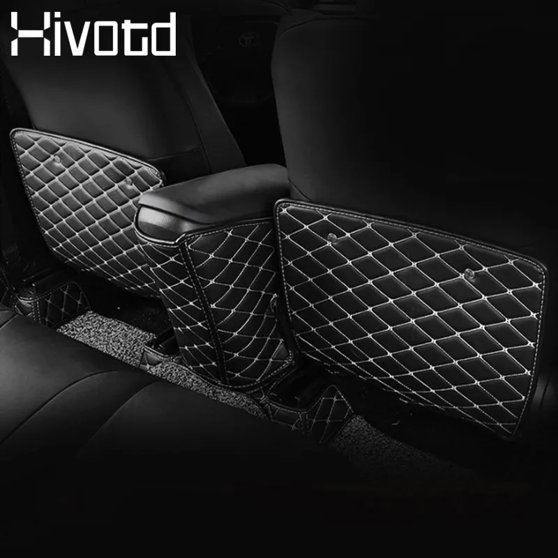 

Hivotd For Toyota C-HR CHR 2018 2019 Interior Mouldings Refit Armrest box Rear seat Kick-proof mat Anti-dirty Pad accesorios
