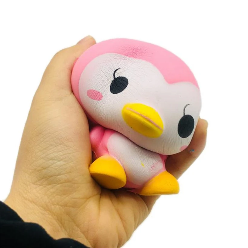 

9.5cm Cute Penguin Cartoon Scented Squishy Charm Slow Rising Squeeze Toy Charm Kid Squeeze Toy 2018MAR30