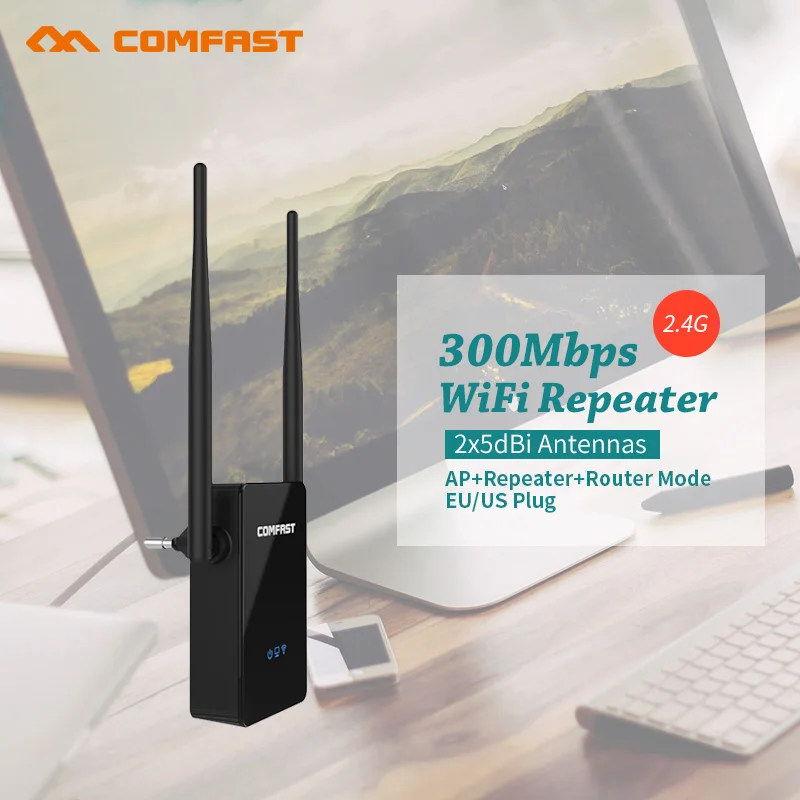 COMFAST 300 Мбит/с Беспроводной WI-FI маршрутизатор ретрансляторы антенны Wi-Fi адаптер 802.11N/B/G усилитель сигнала wifi маршрутизатор Repetidor WI-FI