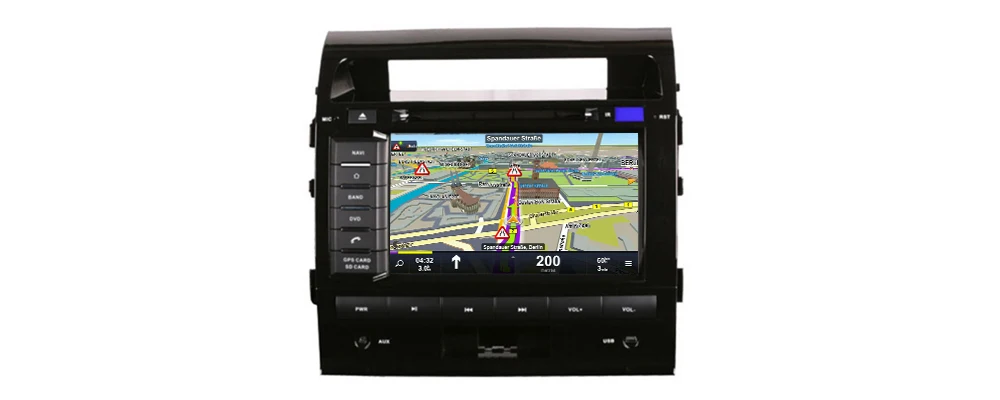 Discount ZaiXi Android Car Radio Stereo GPS Navigation For Toyota Land Cruiser LC200 2008~2013 Bluetooth wifi 2din Car Radio Stereo 3