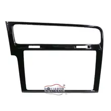 Фортепиано яркая черная панель для Volkswagen VW golf 7 7,5 CD MIB 3 8 дюймов 9,2 дюймов радио пластины декоративная рамка