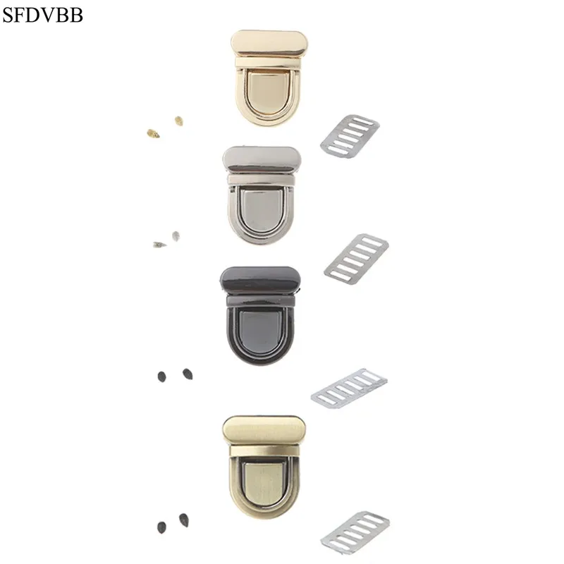 

SFDVBB Durable Buckle Twist Lock Hardware For Bag Shape Handbag DIY Turn Lock Bag Clasp