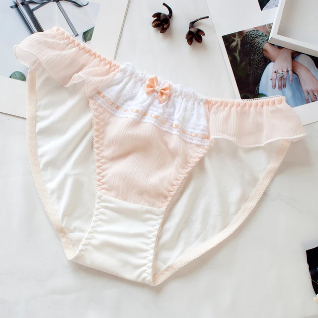 cute underwear Japanese girl low rise comfortable breathe freely pure