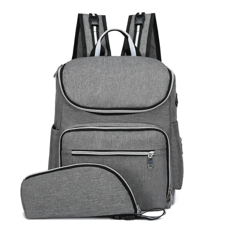 Многофункциональная Мужская спортивная сумка, спортивная сумка для фитнеса, школьный рюкзак, дорожная сумка для ноутбука с USB, рюкзак для альпинизма, походный рюкзак - Цвет: Светло-серый