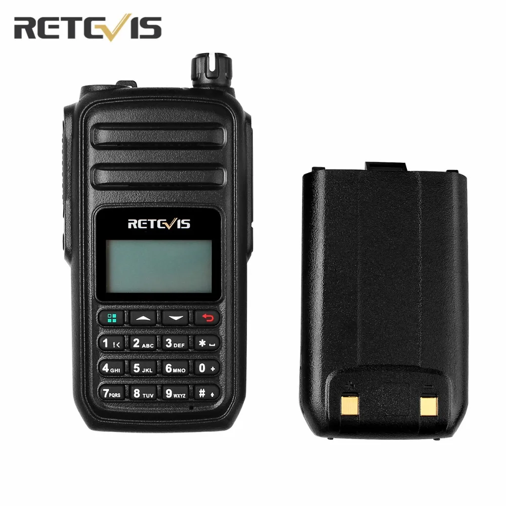 2 шт. портативная рация Retevis RT80 DMR 400 480 МГц DCDM VOX 999 каналов двухстороннее радио FM +
