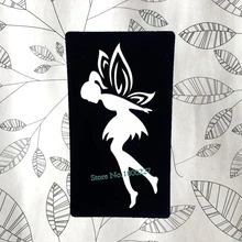 Сказочный эльф полый индийская хна Mendi трафареты для татуажа женские тело ноги рука искусство хна шаблон татуировки для аэрографа паста для рисования