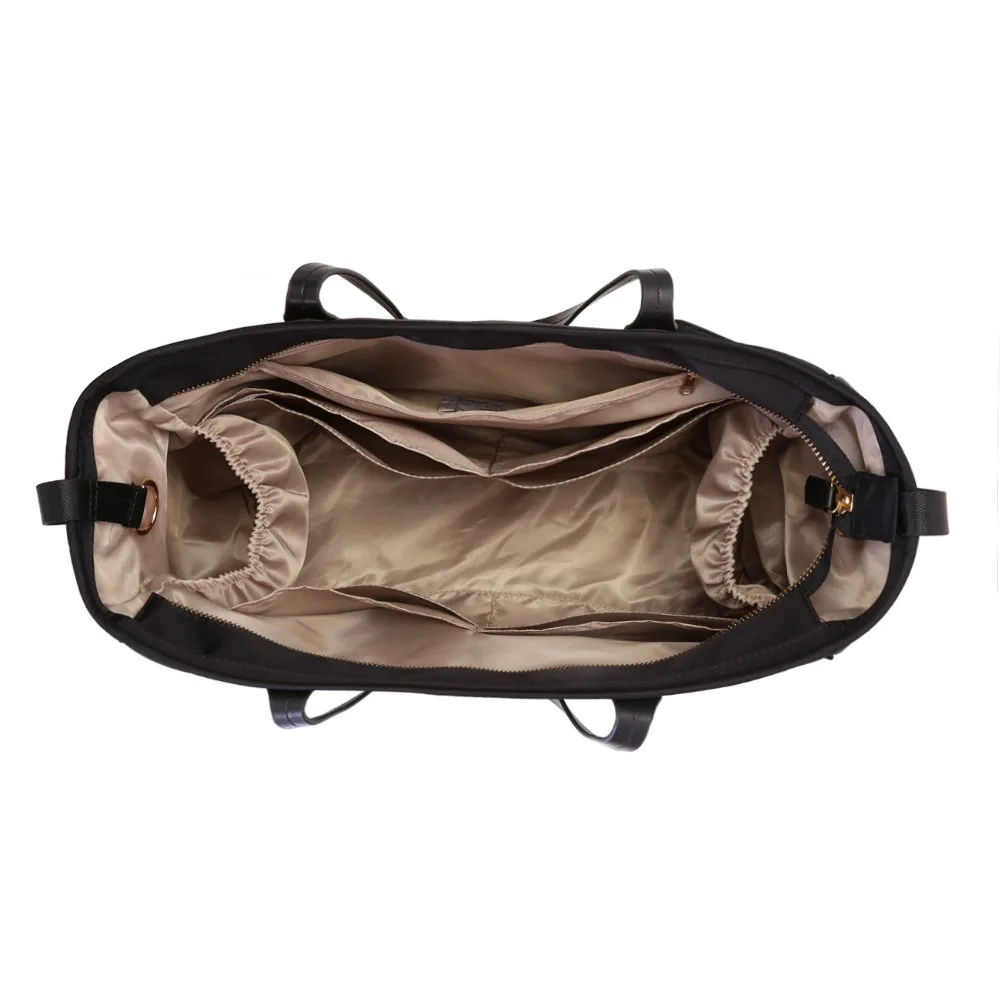 Mommore нейлоновые сумки для подгузников, большая сумка через плечо с пеленальной подкладкой для ухода за ребенком, для мамы, подгузник, коляска, детские сумки