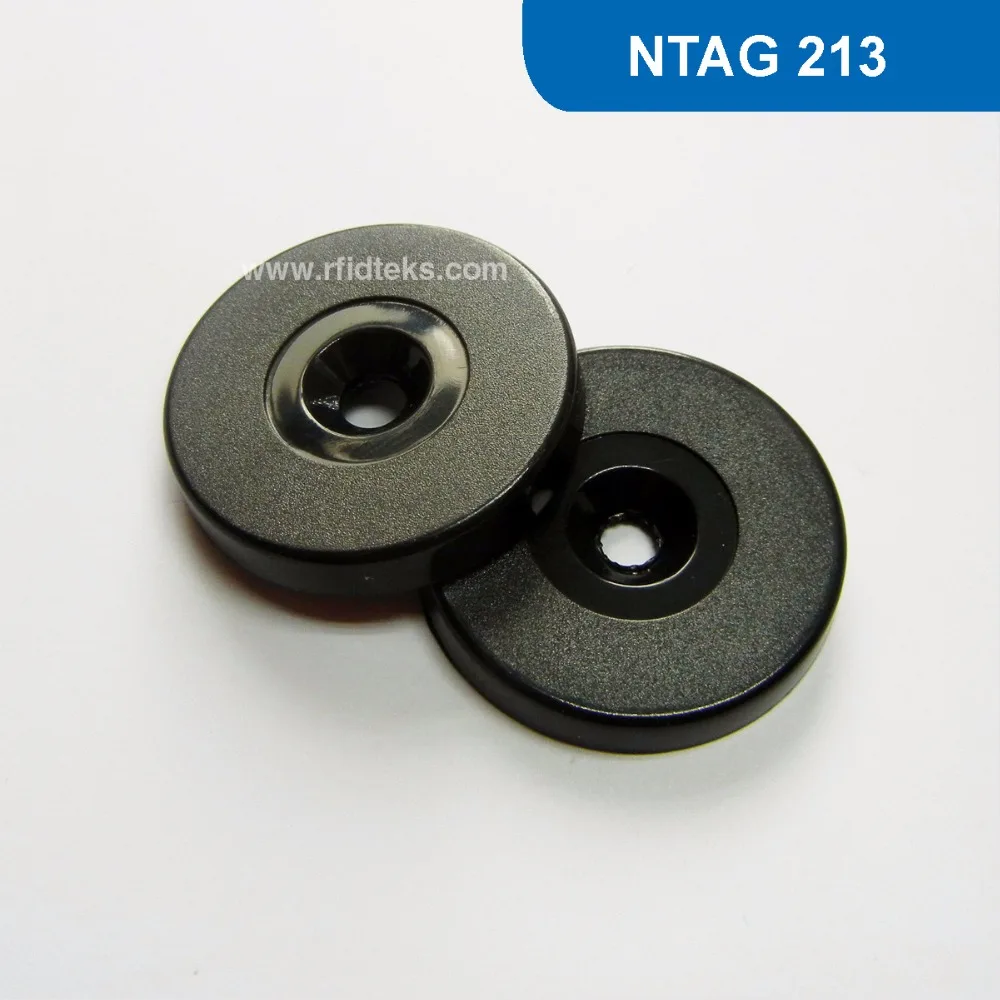 RT30 диаметр 30 мм ABS метки-маркеры RFID, мобильный телефон с функцией NFC для Patrol tag 13,56 МГц 144 байт R/W с чипом NAT 213