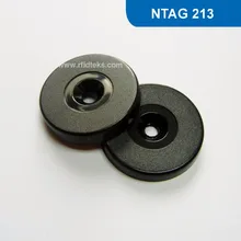 RT30 диаметр 30 мм ABS метки-маркеры RFID, мобильный телефон с функцией NFC для Patrol tag 13,56 МГц 144 байт R/W с чипом NAT 213
