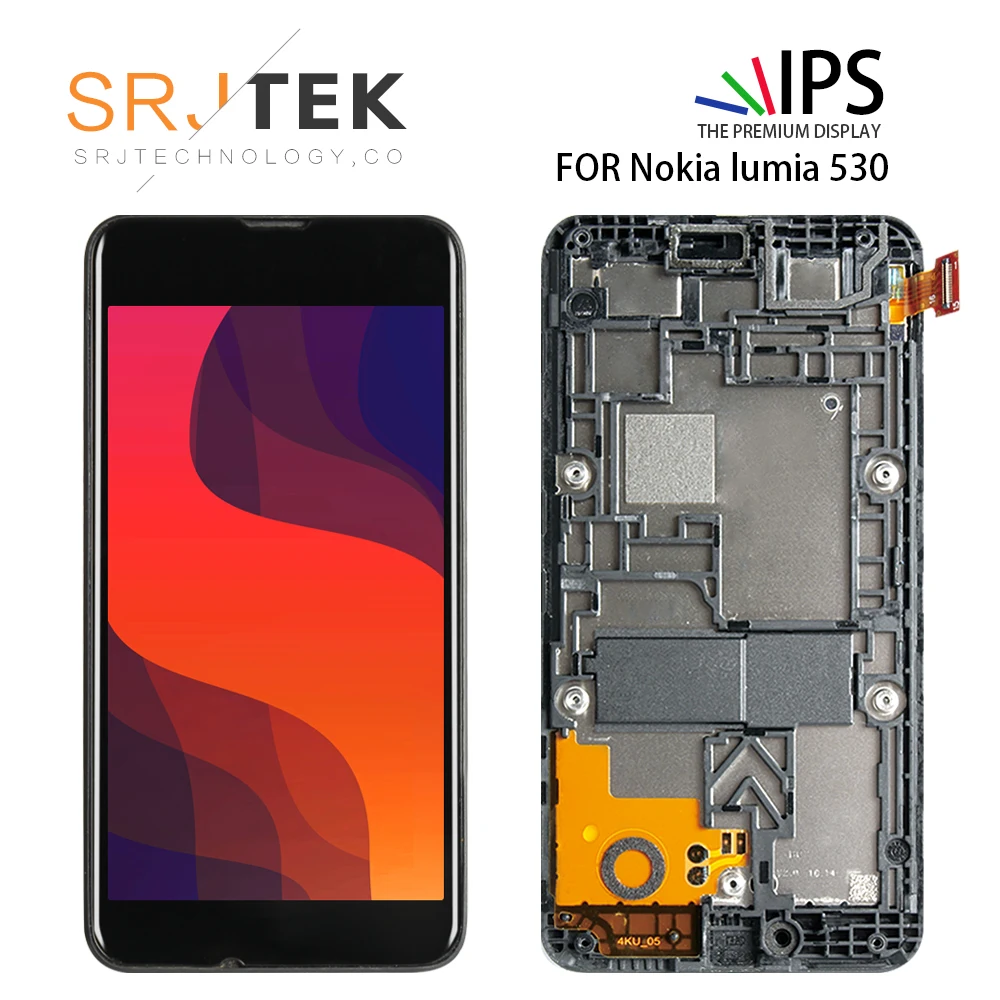 Srjtek 4 0 &quotLCD для NOKIA Lumia 530 дисплей кодирующий преобразователь сенсорного экрана в