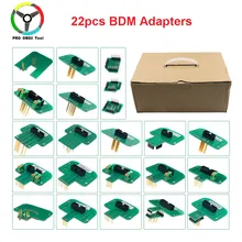 22 pces bdm adaptadores conjunto completo bdm quadro para ktag kess fgtech bdm100 adaptadores de ponta de prova led ecu rampa chip tuning tool 22pcs adaptador