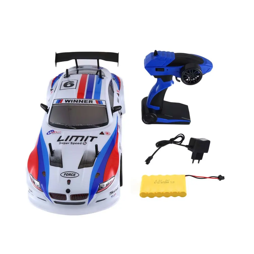 

1/10 700mAh 2.4G Racing Car 1:10 RC Model Car 25KM/h Flat Sports Drift Vehicle Toys EU Plug For Children Gifts
