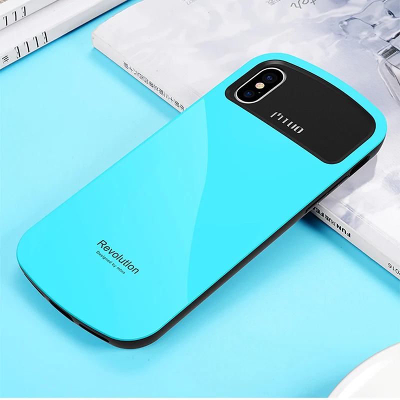 Toraise For iPhone X Case 360 Full Protection Soft Frame+Hard PC Cover Case For iPhone 8 Plus Funda Capa For iPhone 7 Plus Case