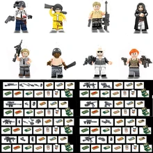 2018 NOVA PUBG Vencedor Vencedor Chicken Dinner Jogo FPS MILITAR Do Exército SWAT Soldado Blocos de Construção Figura Brinquedos Educativos Meninos Presente